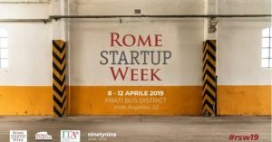 Rome Startup Week 2019, 8/12 Aprile